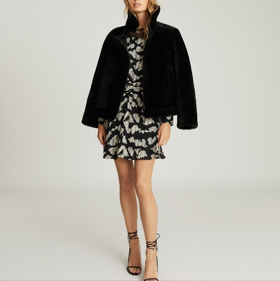 *SOLD* NWT REISS | Miya Lace Insert Mini Dress - Picture 2 of 5